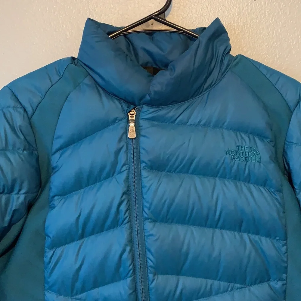 The North Face blue Lucia hybrid down jacket! - Picture 5 of 11